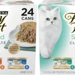 Fancy Feast Purina Seafood Classic Pate Collection Grain Free Wet Cat Food Variety Pack – (Pack of 48) 3 oz. Cans